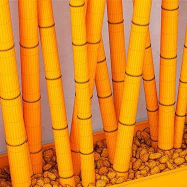 Bamboo Decor Set | №15 3D model image 1 