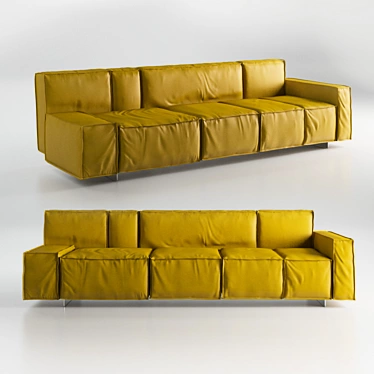 Elegant Palermo Sofa: Perfect for Your Living Space! 3D model image 1 