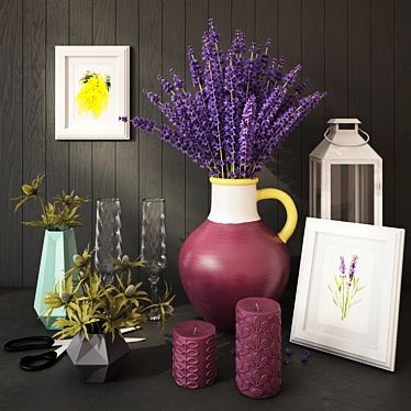 Exquisite Ikea Decorating Set 3D model image 1 