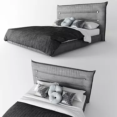 Gray bed