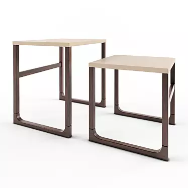 RISSNA: Set of 2 Tables 3D model image 1 