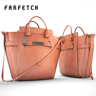 Effortless Elegance: COACH Swagger 21 Tote 3D model image 1 