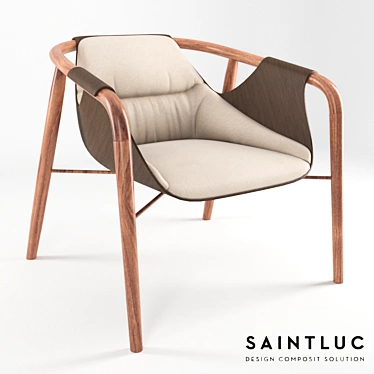 Hamac: Stylish Armchair by SAINTLUC 3D model image 1 