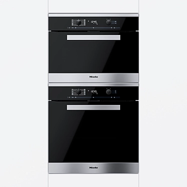Miele Ovens: H6260BP & H6200BP - Perfect Cooking Duo 3D model image 1 
