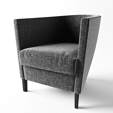 Comfort Lounge Armchair 3D model image 1 