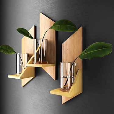 Decorative shelves with sheets