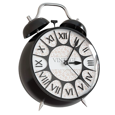 Classic Style Alarm Clock 3D model image 1 