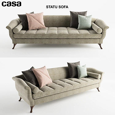 Casa Comfort Sofa 3D model image 1 