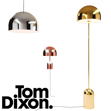 Tom Dixon Bell Lamp Collection: Exquisite Lighting with Multiple Colors 3D model image 1 