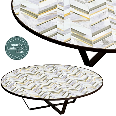 Caldas Tiles: Elegant Table Accent 3D model image 1 