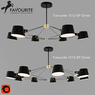 Modern Eimer: Stylish German Collection 3D model image 1 