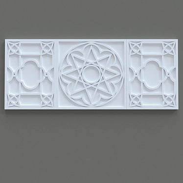 Modular Gypsum Panels: Afrosiab 3D model image 1 