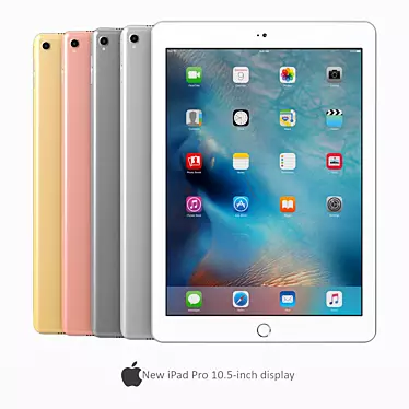 Ultimate Apple iPad Pro 10.5: Sleek and Powerful 3D model image 1 