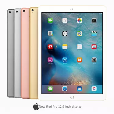 Ultimate Apple iPad Pro 12.9"- The Perfect Multimedia Companion 3D model image 1 