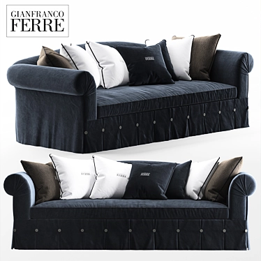 Gianfranco Ferre Stephany Sofa 3D model image 1 