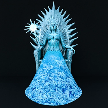 Frozen Fairy Tale Queen 3D model image 1 