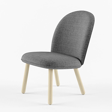 Modern Danish Design Ace Lounge Chair 3D model image 1 