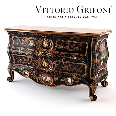 VITTORIO GRIFONI 1138 6-Drawer Chest 3D model image 1 