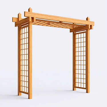 Elegant Pergola: Transform Your Space 3D model image 1 