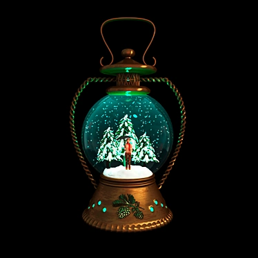 Narnia Snow Globe Lamp 3D model image 1 