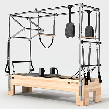 Ultimate Pilates Simulator: Reformer Cadillac Combo CRCC 3D model image 1 