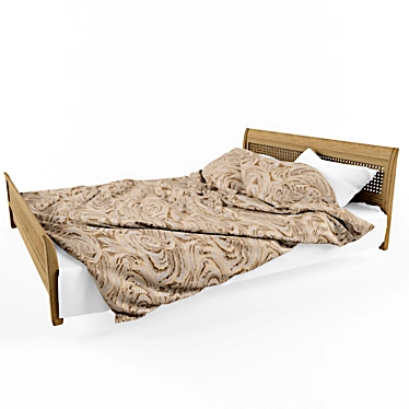 Belarusian Made Bed 3D model image 1 