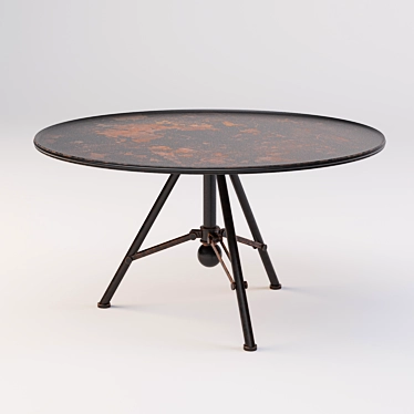 Modern Dutchbone BROK Side Table - 78 x 40cm 3D model image 1 