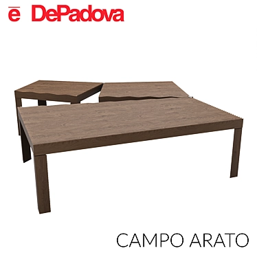 Campo Arato Transformable Oak Table 3D model image 1 