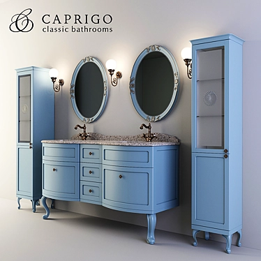 Elegant Caprigo Imperio Furniture Set 3D model image 1 