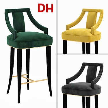 EANDA-BAR Versatile Counter Chair 3D model image 1 