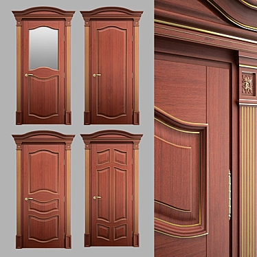 Solidstyle Madera Interior Door 3D model image 1 