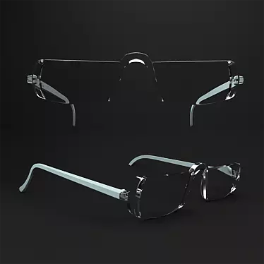 ALM-Optic Glasses: High-Quality Eyewear 3D model image 1 