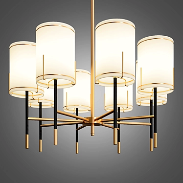 Odeon Light Chandelier - Elegant Illumination 3D model image 1 