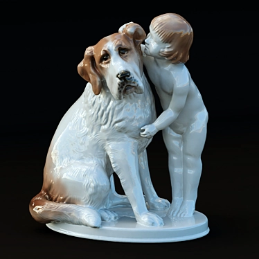 Secret Treasure: Porcelain Sculpture 3D model image 1 