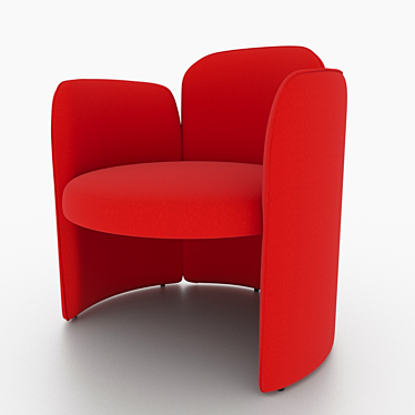 Elegant Josephine Chair by Moroso 3D model image 1 