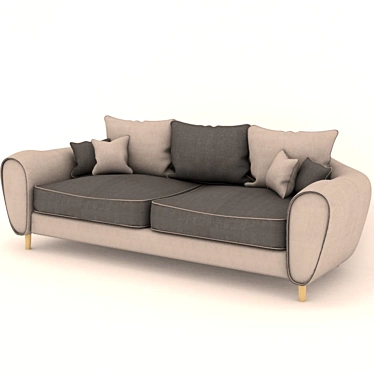 Stylish Sofa for Perfect Interiors 3D model image 1 