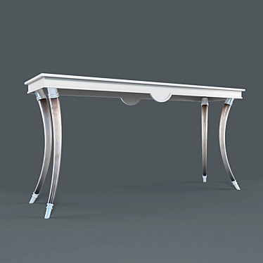 Elegant Ivory-Legged Table 3D model image 1 