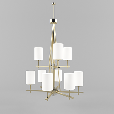 Elegant Progress Lighting Pendant 3D model image 1 