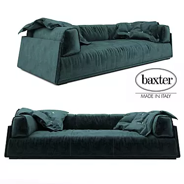 Baxter Multi-texture Sofa 3D model image 1 