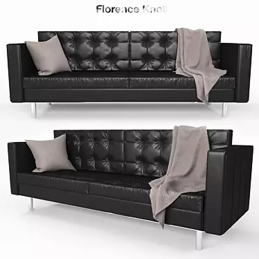 Modern Elegance: Florence Knoll Sofa 3D model image 1 