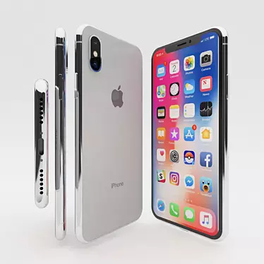 Revolutionary iPhone X: From Apple 3D model image 1 