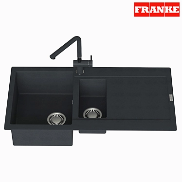 Franke Maris Sink: Onix Finish 3D model image 1 