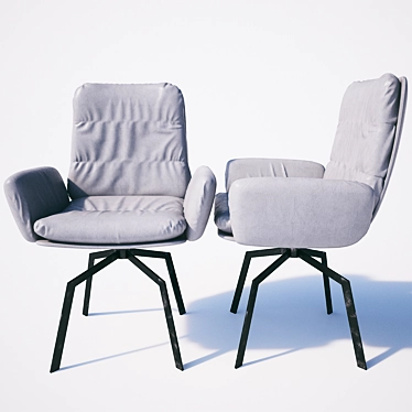 Elegant Comfort: KFF Arva Chair 3D model image 1 