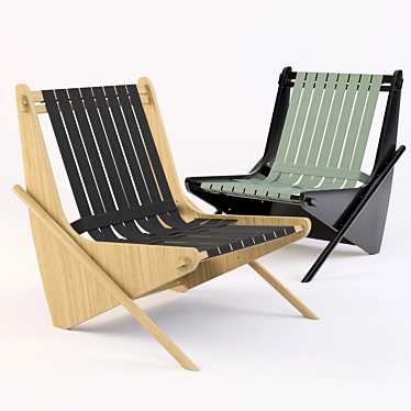 Neutra BOOMERANG Chair: Modern Comfort in a Compact Design 3D model image 1 