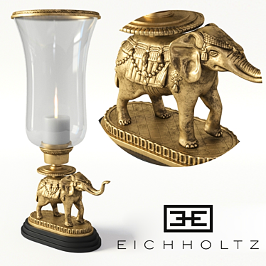 Elegant Eichholtz Table Lamp 3D model image 1 