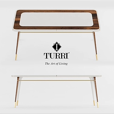 Turri Melting Light Table 3D model image 1 