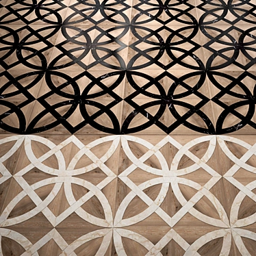 Classic Heritage: Ludus Parquet Tiles 3D model image 1 