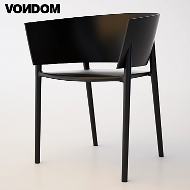 Elegant Africa Chair: Indoor/Outdoor Beauty 3D model image 1 