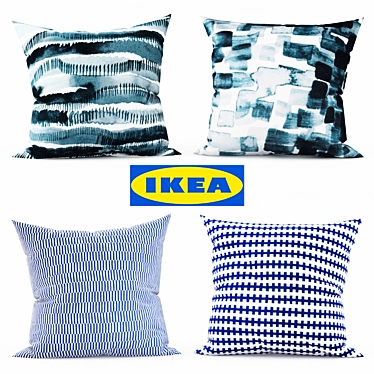 IKEA Decorative Pillow Set 3D model image 1 