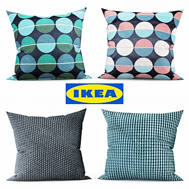 IKEA Decorative Pillows Set 3D model image 1 